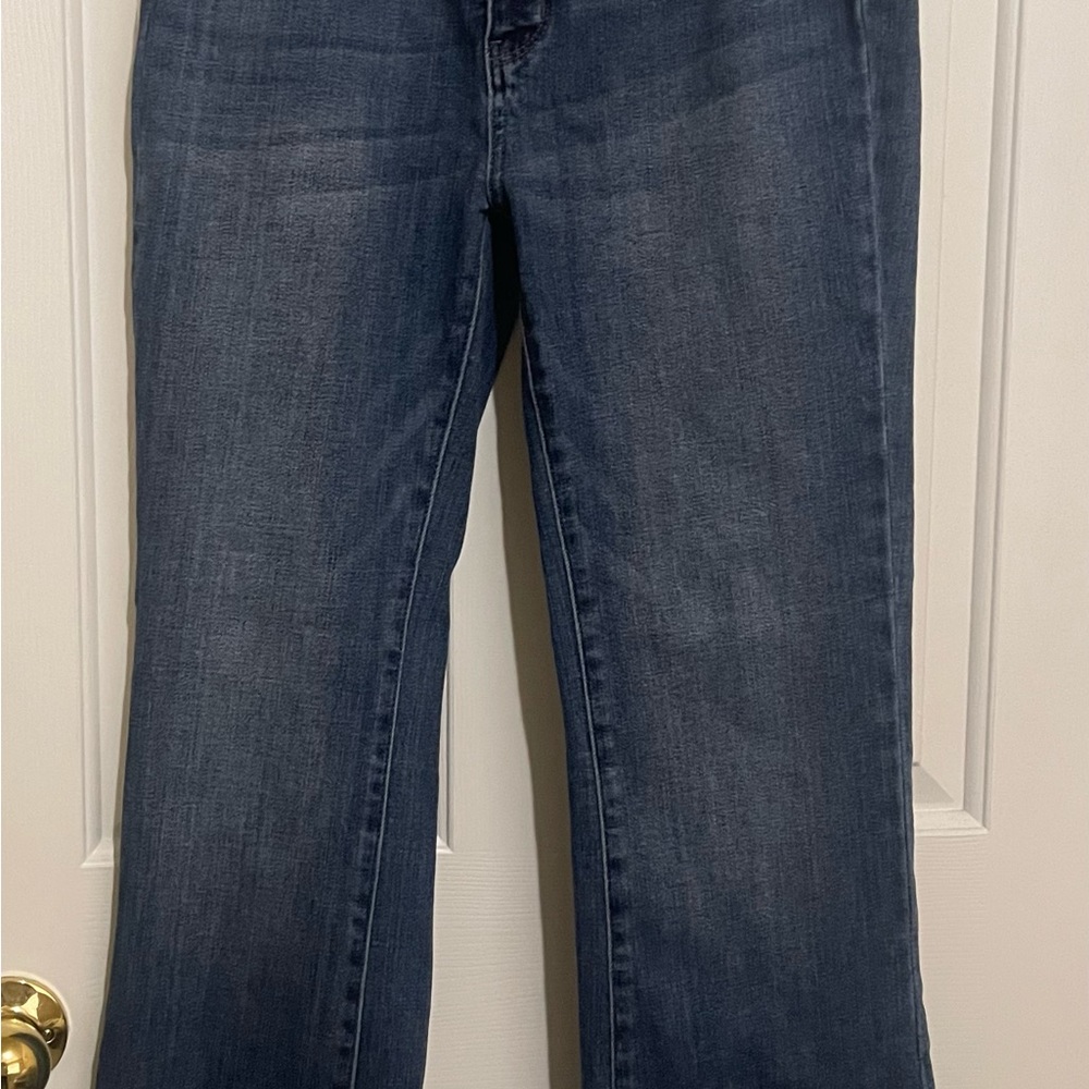 Judy Blue NWOT Medium/Dark Wash Slim Boot Cut Jeans with Side Slits